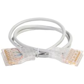 Патч-корд 4 пары, 110-110, 3м, Кат.5e, UTP, серый, PVC, ITK PC01-110-4P3M