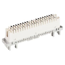 Плинт LSA-PROFIL 2/10 с нормально замкнутыми контактами, маркировка 0…9, 6089 1 121-06