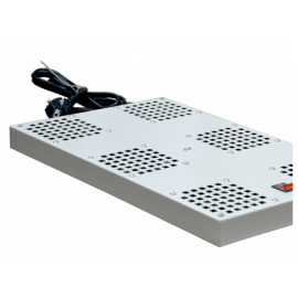 Модуль вентиляторный, 6 элементов потолочный, без термостата, для шкафов СТАНДАРТ глубиной 1000мм, IRS-SFAN6/10-ST