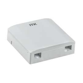 Розетка настенная 2 порта SC/LC, ITK CS2-FSCLC-22