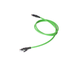 Патч-корд 4 пары, 2хRJ45, 1м, Кат.6, UTP, зеленый, LSZH, SPL 500012