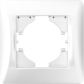 Рамка на 1 пост (белый) серия BW, SPL 201201