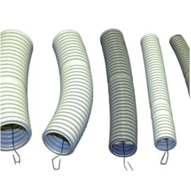Труба гофрированная ПВХ с протяжкой, d16мм, уп.100м, серая, SPL TGS 16/02