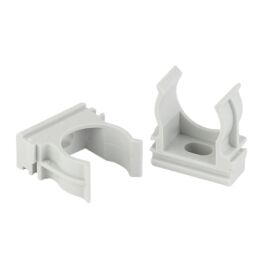 Клипса для трубы d50мм, уп.25шт, серый, SPL KPS 50