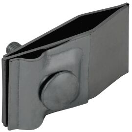 Держатель проводника круглого 6-10мм для фальца прямой h=60мм оцинкованная сталь TD IEK