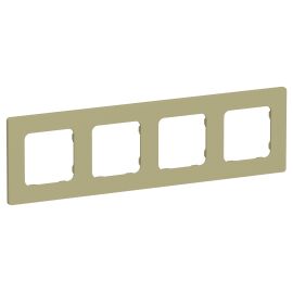FLITE Рамка 4-местная РУ-4-К-ФлО оливковый IEK