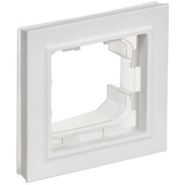 BRITE Рамка 1-местная IP44 РУ-1-БрАБ-44 арктический белый IEK