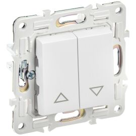 SKANDY Выключатель жалюзи 10А SK-V12W арктический белый IEK