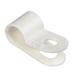 Скоба крепежная 5мм, уп.50шт, белая, IEK USK11-05-050-K01