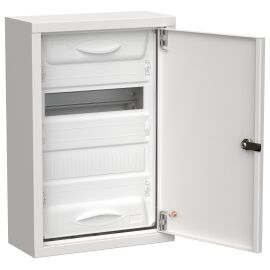 TITAN 5 Корпус металлический ЩРн-24 (1х24) 460х310х140мм IP31 белый (одна дверь) IEK