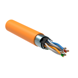 Кабель FTP 4 пары, Кат.6, внутр., 0,57мм, LSZH, оранжевый, 305м, ITK LC1-C604-327