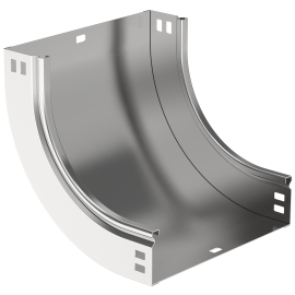 Поворот плавный 90 град. тип В10 80х200мм ESCA, IEK CPV51-0-90-080-200