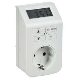 РТЭ-5 Розетка-таймер электронный 1мин 7дн 112on/off 16А IP20 белая IEK