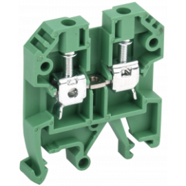 Клемма винтовая КВИ-4мм2 зеленая, IEK YZN30-004-K06