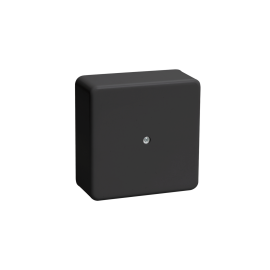 Коробка распаячная для о/п 100х100х29мм, черная, 6 клемм 6мм2, КМ, IEK UKO10-100-100-029-K02