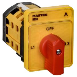 Переключатель кулачковый стандартная рукоятка 63А схема 98 IEK