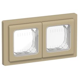 FLITE Рамка 2-местная IP55 Рпро-2-55-ФлХ хаки IEK