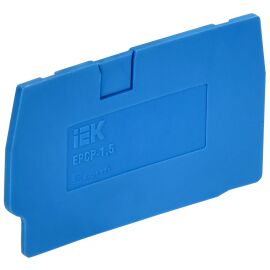 ARMAFIX Заглушка для колодки клеммной CP 1,5мм2 синяя IEK