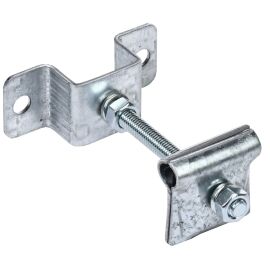 Держатель-зажим соединительный круглого проводника 6-12мм опорный L=100мм оцинкованная сталь IEK