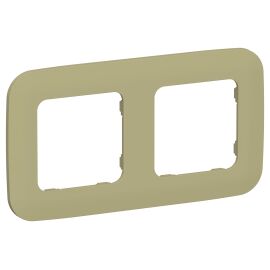 FLITE Рамка 2-местная РУ-2-А-ФлО оливковый IEK