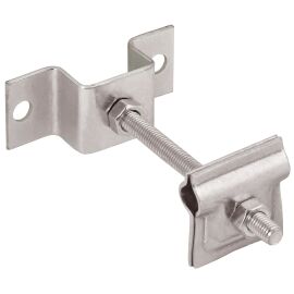 Держатель-зажим соединительный проводника круглого 6-10мм опорный L=100мм нержавеющая сталь IEK