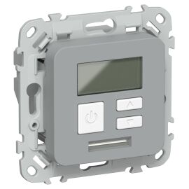 FLITE Термостат электронный с дисплеем 16А Т-ФлС серый IEK