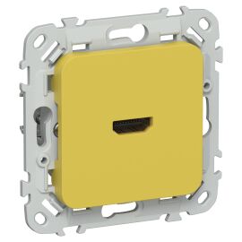 FLITE Розетка HDMI РШДМА-ФлЖК желтый карри IEK