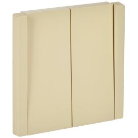 FORTE&PIANO Выключатель 2-клавишный перекрестный 10А FP409 ваниль IEK