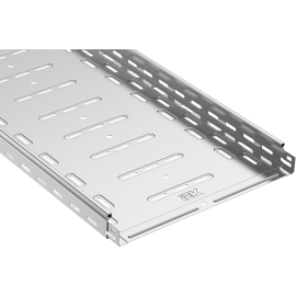 Лоток крашенный перфорированный 50х300х3000мм, RAL 9016, IEK CLPK10-050-300-3