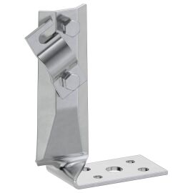 Держатель проводника круглого 6-10мм винтовой угловой скрученный h=70мм оцинкованная сталь HDZ IEK