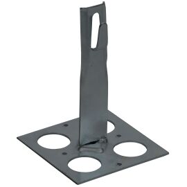 Держатель проводника круглого 6-8мм для плоской кровли h=90мм оцинкованная сталь TD IEK