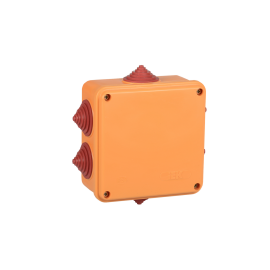 Коробка распаячная огнестойкая ПС 100х100х50мм, 4P 6мм2, IP55 6 вв., IEK UKF30-100-100-050-4-6-09