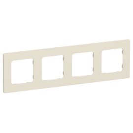 FLITE Рамка 4-местная РУ-4-К-ФлСл сливочный IEK