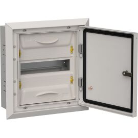 TITAN 5 Корпус металлический ЩРв-12 (1х12) 380х365х130мм IP31 серый (одна дверь) IEK