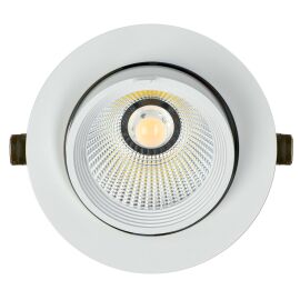 PRO Светильник светодиодный поворотный ДВО 1822 35Вт 4000К IP20 круг белый IEK