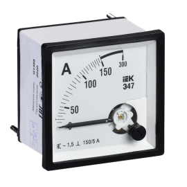 Амперметр Э47 150/5А кл. точн. 1,5 96х96мм, IEK IPA20-6-0150-E