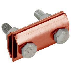 Зажим соединительный двойной сквозной пруток-пруток 8мм медь IEK
