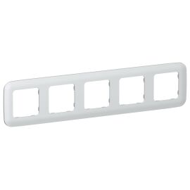 FLITE Рамка 5-местная РУ-5-А-ФлЖ жемчуг IEK