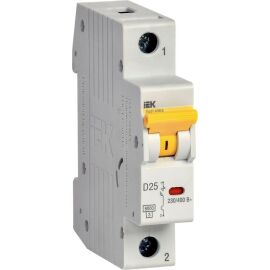 Автоматический выключатель ВА47-60МА без теплового расцепителя 1P 25А 6кА D IEK