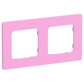 FLITE Рамка 2-местная РУ-2-К-ФлПр пурпурный IEK