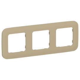 FLITE Рамка 3-местная РУ-3-А-ФлХ хаки IEK