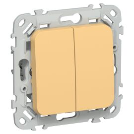 FLITE Выключатель жалюзи с блокировкой 10А ВЖ42-2-0-ФлЗ золотарник IEK