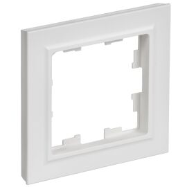 BRITE Рамка 1-местная РУ-1-БрАБ арктический белый IEK