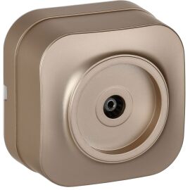 GLORY Розетка для открытой установки TV РТВ20-ХШм шампань матовый IEK