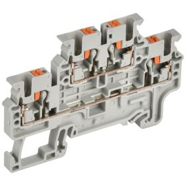 ARMAFIX Клемма пружин. Push-in CP-ML 2 ур. 2,5мм2 серая IEK