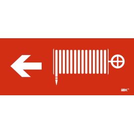 Этикетка самоклеящаяся 330х140мм "Пожарный кран/стрелка налево" IEK