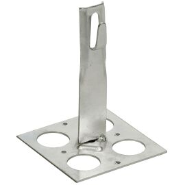 Держатель проводника круглого 6-8мм для плоской кровли h=90мм нержавеющая сталь IEK