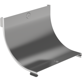 Крышка поворота плавного 90 град. 200мм вертик., тип В10, IEK CPV51D-0-90-200-08