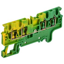 ARMAFIX Клемма пружинная CX2.5-4 PE 2,5мм2 четырехконтактная заземляющая IEK