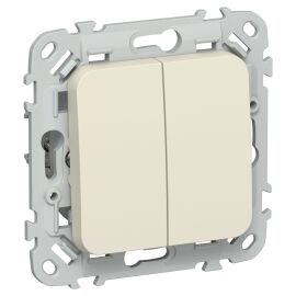 FLITE Выключатель жалюзи 10А ВЖ52-2-0-ФлСл сливочный IEK